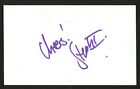 Stephanie Izard signed autograph auto 3x5 index card American Chef C644
