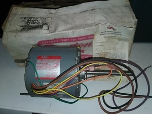 Motor eléctrico Dayton 4M086 CA 1/2HP 230V 1075 RPM 1 fase ventilador servicio stock antiguo - Imagen 1 de 8