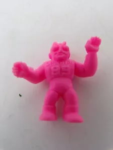 80's No Stamp JAPAN Kinnikuman Kinkeshi SD 1" Pink Rubber Figure M.U.S.C.L.E 6 - Picture 1 of 2