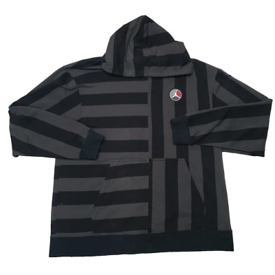 Air Jordan MJ Remastered Hoodie Hooded Sweatshirt Striped Mens XL CD5763-010 EUC - Image 1 of 4