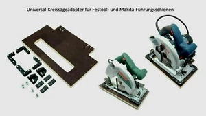 Adaptador universal de sierra circular para carril guía Makita y Festool  - Imagen 1 de 17