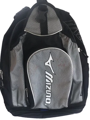 Рюкзак бейсбольный Mizuno большой черный органайзер упаковка с битой оборудование сумка перчатка ручка - Изображение 1 из 4