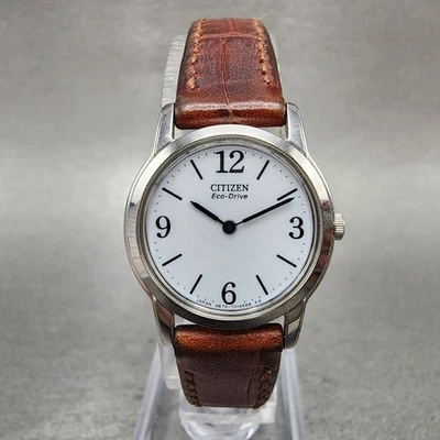 Citizen Eco-Drive Watch Women 23mm White Dial Silver Tone G670-T009123 Runs - Image 1 of 4