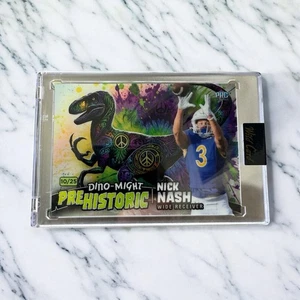 2024 Wild Card DINOMIGHT Prehistoric Football Nick Nash (PRC) Numbered ๐10/25 - Picture 1 of 2