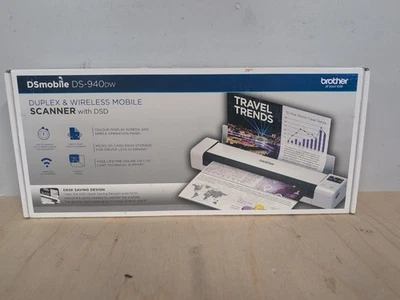 Brother DS-940DW Comoace Wireless Duplex Mobile Document Scanner Receipts  - Image 1 of 4