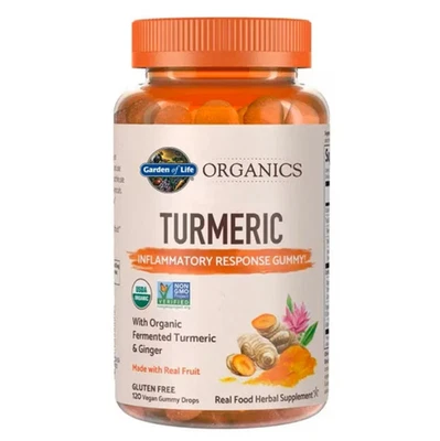 Garden of Life Organics Turmeric Inflammatory Response Gummy (120 Gummy Drops) - Image 1 of 2