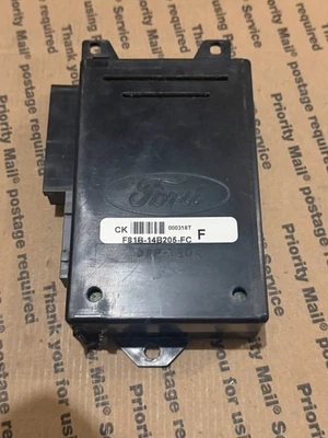 F81B-14B205-FC  2000 Ford  F250 F350 SD MW 4WD AT  GEM Computer Module BCM - Image 1 of 3
