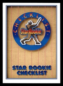 1991 Upper Deck Star Rookie Checklist #1 - Picture 1 of 2