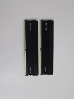 Crucial Pro 64GB (2x32GB) DDR4-3200 MHz Desktop RAM Memory Kit CP2K32G4DFRA32A - Image 1 of 3