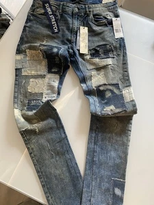 Jordan Craig Legacy Edition Studio Blue Jeans 34x32 NWT - Picture 1 of 8