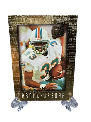 1996 Ultra Sensations #55 Karim Abdul-Jabbar RC Dolphins - Image 1 of 3