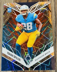 2022 Panini Phoenix #116 Isaiah Spiller Fire and Ice Lazer #/50 - Picture 1 of 2