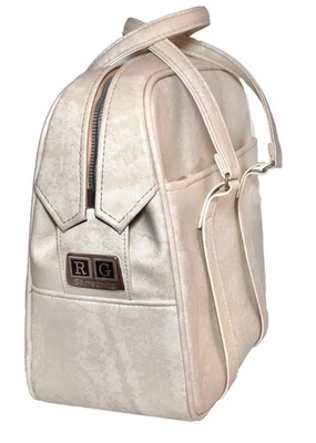 Bolso de Mano de Colección MCM Samsonite Silhouette Mármol Marfil Equipaje de Mano Bolso de Hombro Cerradura y Llave Foto 1 de 4