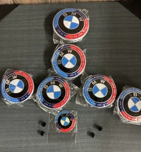 7 PcsWheel Center Emblem Caps for BMW Just A Dream Covers Very Unique - Picture 1 of 10
