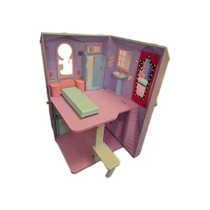 Barbie casa adosada plegable vintage de 2 pisos - Imagen 1 de 10