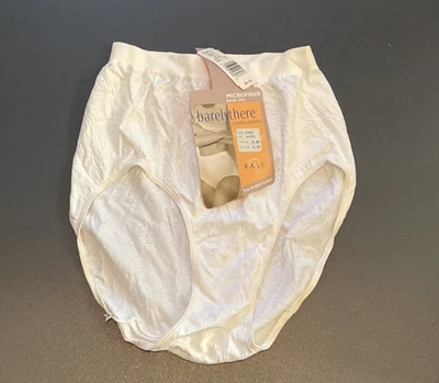 Etiquetas De Colección Bali (Talla 10-11) Apenas Hay Bragas Sin Costuras #2703 Crema Microfibra Foto 1 de 4