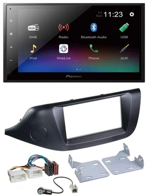 Pioneer USB Bluetooth DAB 2DIN MP3 Autoradio für Kia Ceed (ab 12) schwarz - Bild 1 von 4