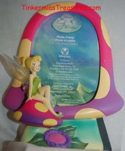 NEW DISNEY TINKER BELL MUSHROOM PHOTO FRAME TINKERBELL - Picture 1 of 1