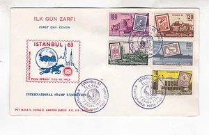 turkey 1963 Sc 1596/600 set on FDC h1876 - Picture 1 of 2