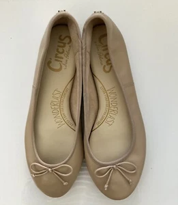 Circus By Sam Edelman Beige Cuero Ballet Pisos Talla 8 Nuevo Ballet - Imagen 1 de 4
