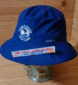 Pebble Beach Golf Links BUCKET HAT by ZERO RESTRICTION Adult Size L/XL NAVY New! - Picture 1 of 7