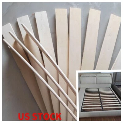 10x Replacement Wood Strips Sofa Bed Slats Curved Bent Repair Accessories USA - Image 1 of 4