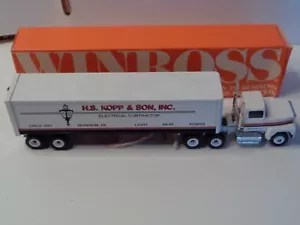 Winross Models 1/64 Camion e Rimorchio H.S. Kopp & Son, Inc. Elettrico 1990 #6221 - Foto 1 di 3