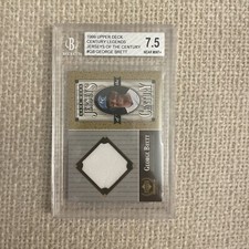George Brett  1999 Upper Deck Game-Worn Jerseys of the Century Card #GB BGS 7.5