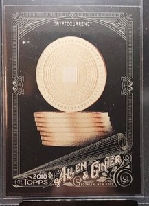 2018 Topps Allen & Ginter x #83 Cryptocurrency X Black Base