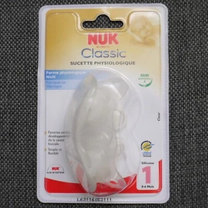 NUK Schnuller Clear Silikon Größe 1 (0-6m) *neu* - Bild 1 von 1