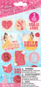 American Crafts Disney BELLE Flat Stickers Beauty & The Beast Princess - Picture 1 of 2