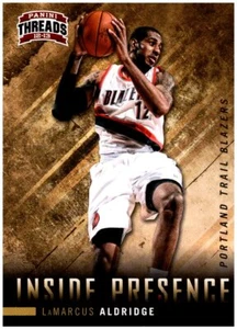 2012-13 Panini Threads #19 LaMarcus Aldridge - Inside Presence FREE SHIPPING! - Picture 1 of 2