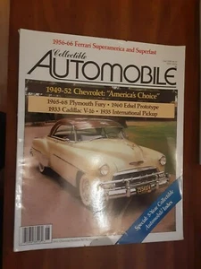Revista Automóvil Coleccionable / Junio 1989 / Volumen 6 / Número 1 - Imagen 1 de 2