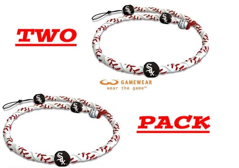 GameWear MLB Frozen Rope Necklace Baseball Chicago White Sox 2 Pack NWT Cover