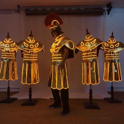 Full Color Lights LED Suit Costume Clothes NIght Club DJ Dance Performance Dress - Image 1 of 4