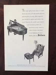 1947 vintage original print ad Baldwin Piano Company Of Cincinnati, Ohio - Picture 1 of 1