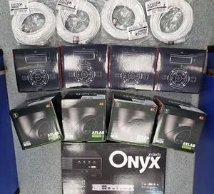 Zxtech 4K CCTV System- 4 x IP PoE 8MP Cameras Audio AI Detection Outdoor 1TB HDD - Picture 1 of 5