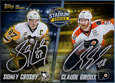 Sidney Crosby / Giroux 2017 Dual Signatures LE (cc#250) Topps Skate digital card