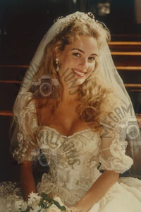 Vintage Old Photo 1990's WOMAN BRIDE IN WEDDING DRESS BLONDE SEXY -  232 - Picture 1 of 2