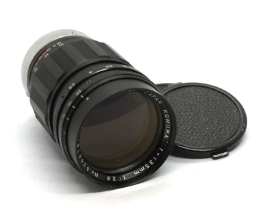 Komura 2.8/135 Vintage Manual Portrait Lens 12 blades! Exakta mount FITS Topcon - Image 1 of 4