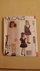 Vintage Mccalls Girls Ruffles & Lace Dress Pattern 9261 Size 6 Free Shipping