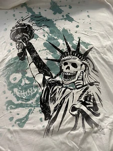Statue of Liberty Streetwear Skater Punk Vintage T Shirt NWT  Sz 3XL Cotton - Picture 1 of 6