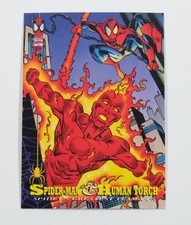 The Amazing Spider-Man 1994 Fleer Marvel Spider Man And Human Torch #93