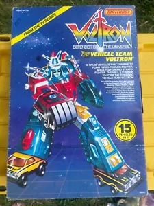Vintage 1985 Voltron Vehicle Team Mattel Matchbox w/ Original Box 700210 Japan - Picture 1 of 14
