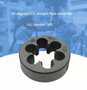 New 1pc 1/8" - 27 NPS Straight Pipe Die 1/8 - 27 TPI - Picture 1 of 12