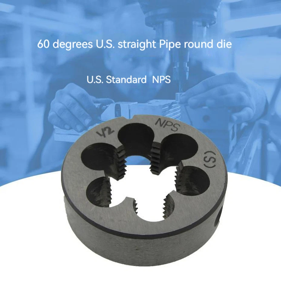 New 3/4" - 14 NPS Straight Pipe Die 3/4 - 14 TPI - Image 1 of 4