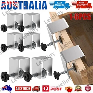 Up to 6x Drawer Front Installation Clamps Stainless Steel C Cabinet Clamps Tools - Picture 1 of 14