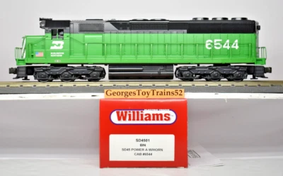 WILLIAMS 3-RL O 6544 BN BURLINGTON NORTHERN SD45 DIESEL W/HORN SD45-01 MSRP $260 - Image 1 of 4