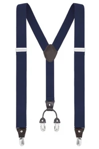 Buyless Fashion Suspenders for Men 48 Elastic Adjustable Straps 1 1/4 - Y Shape - Picture 1 of 133