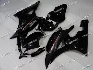 For YZF R6 2006 2007 Black ABS Injection Mold Bodywork Fairing Kit Plastic - Bild 1 von 8
